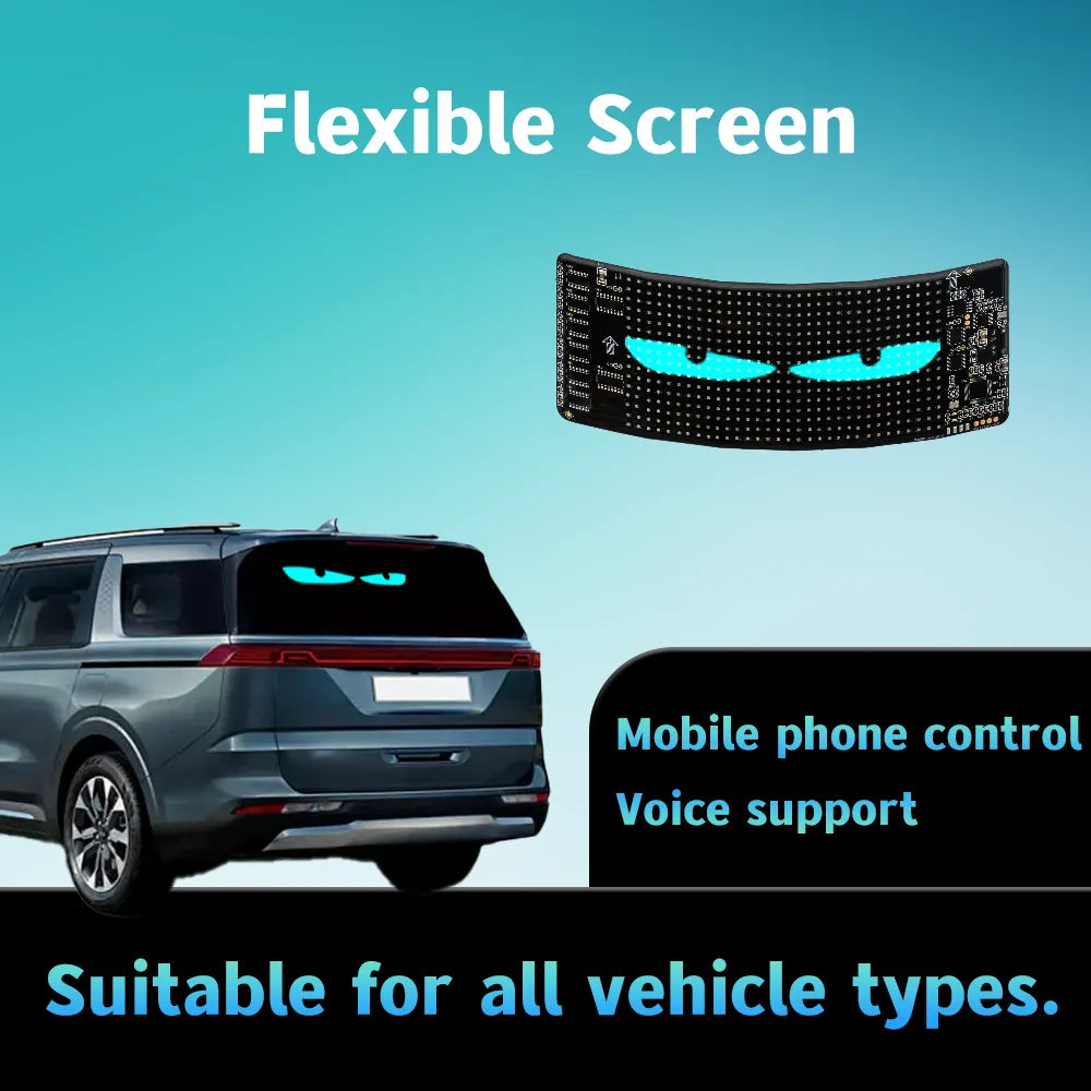 K10 (Eye of Blue Flame) Car Rear Window LED Screen