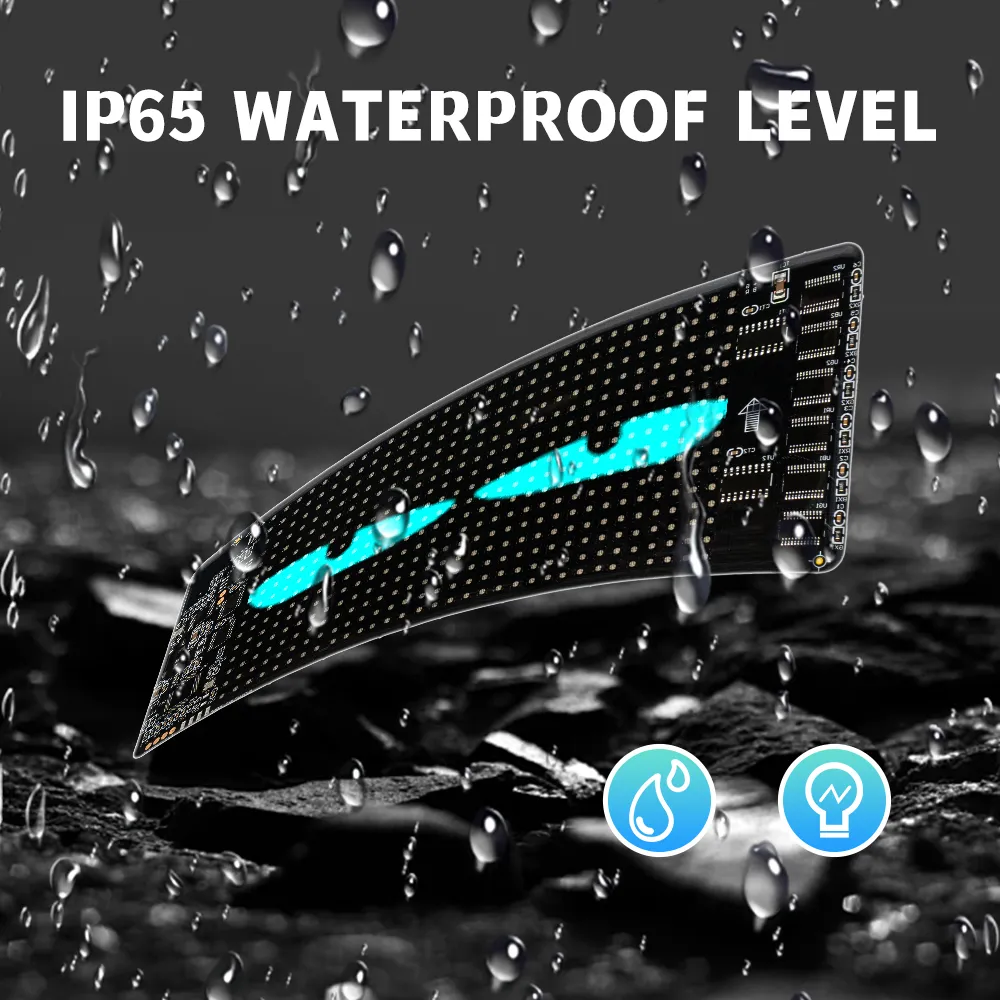K10 (Eye of Blue Flame) Car Rear Window LED Screen